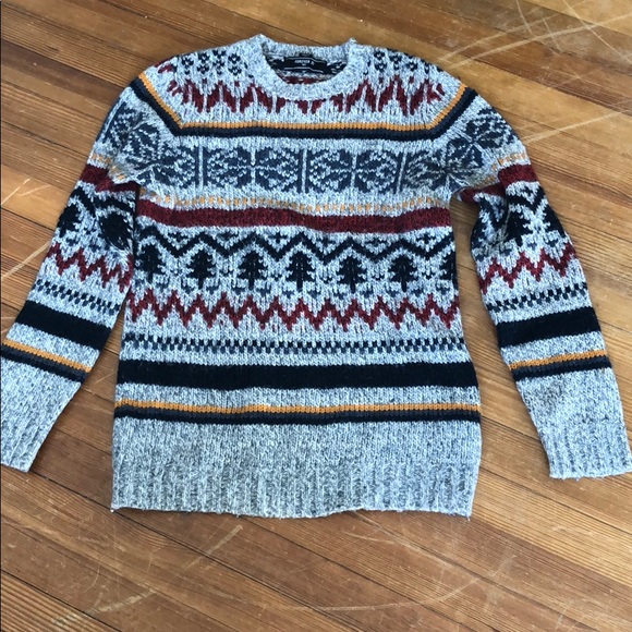Forever 21 Other - Men’s Grey Fair Isle sweater Forever 21 Other - Men’s Grey Fair Isle sweater